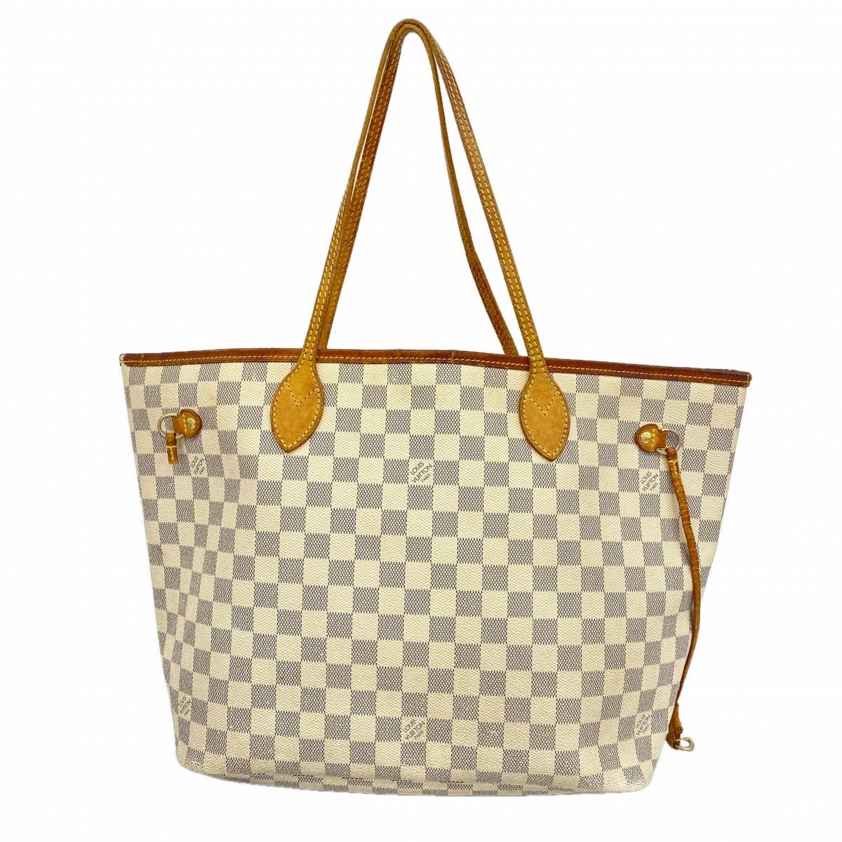 Louis Vuitton Tote Damier Azur Neverfull White