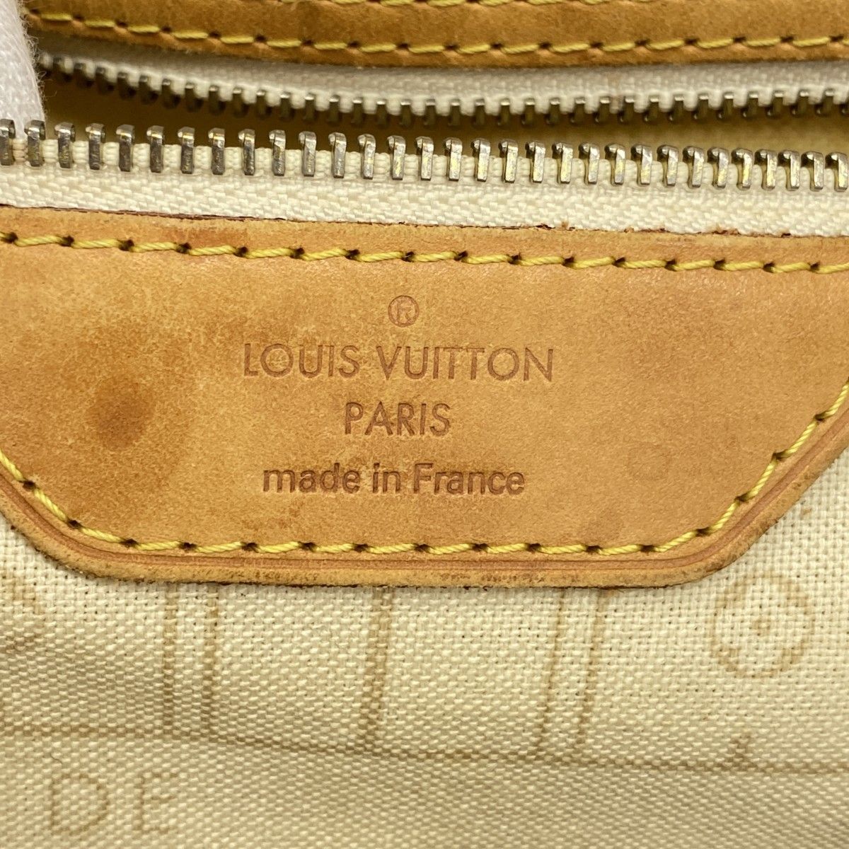 Louis Vuitton Tote Damier Azur Neverfull White — view 5