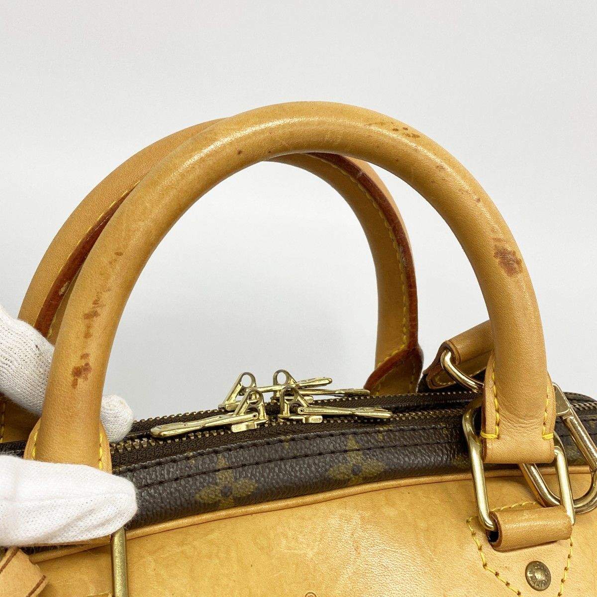 Louis Vuitton Boston Bag Monogram Alize Brown — view 7