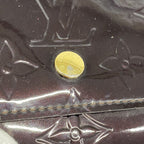 Louis Vuitton Trifold Wallet Vernis Portefeuille Elise Amaranto — view 9