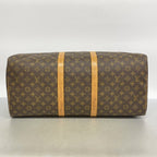 Louis Vuitton Boston Bag Monogram Keepall 55 Brown — view 3
