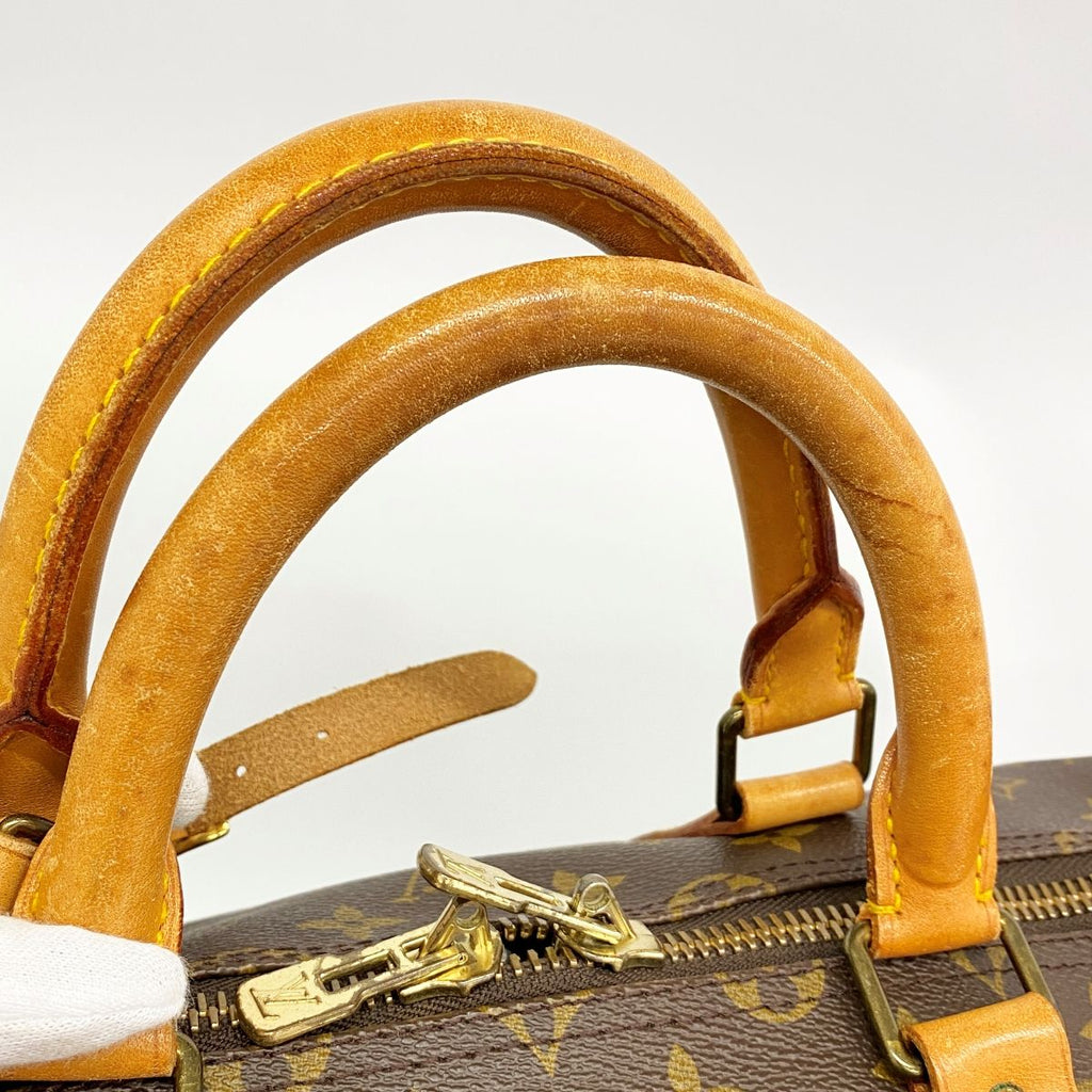 Louis Vuitton Boston Bag Monogram Keepall 55 Brown — view 7