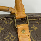 Louis Vuitton Boston Bag Monogram Keepall 55 Brown — view 8