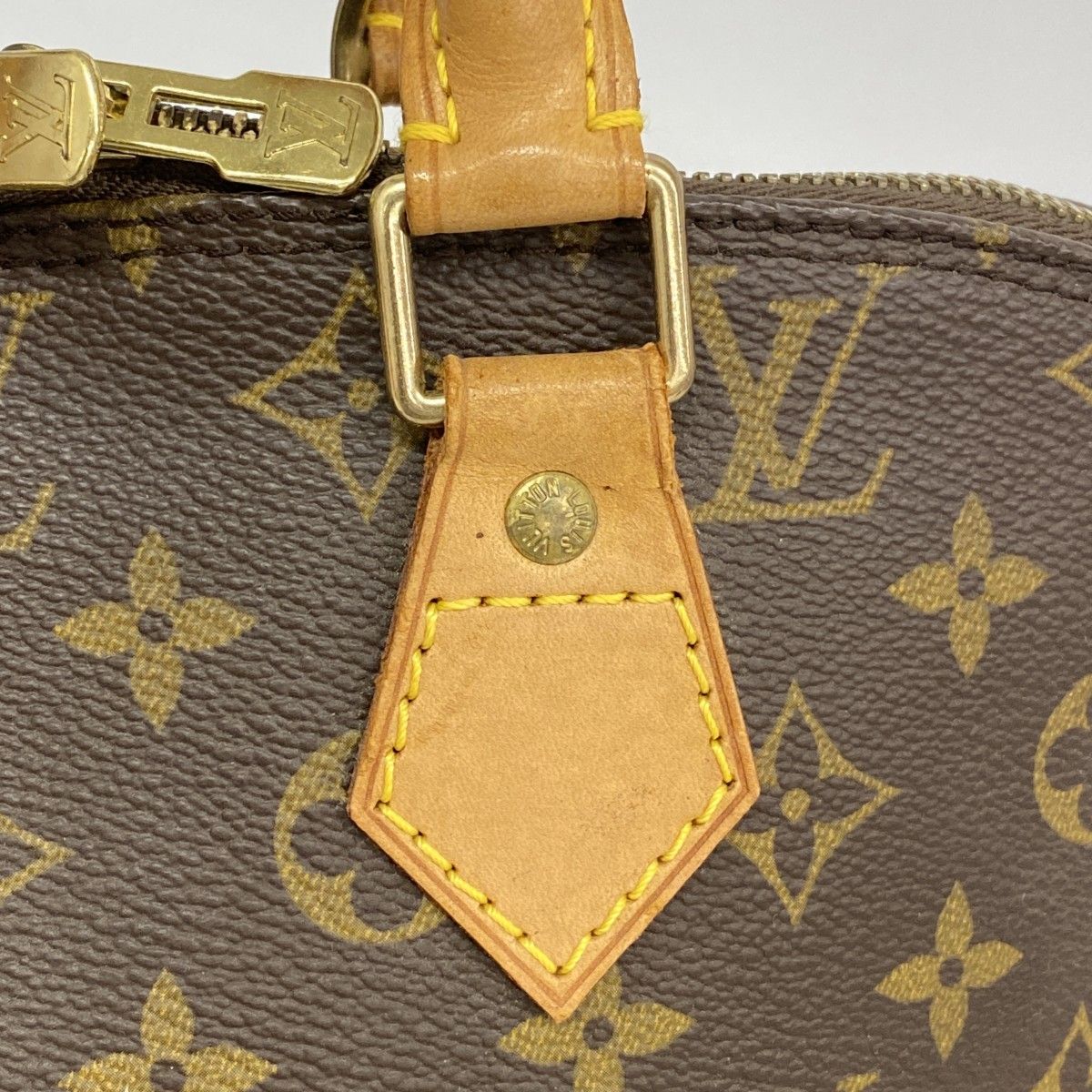 Louis Vuitton Handbag Monogram Alma Brown — view 8