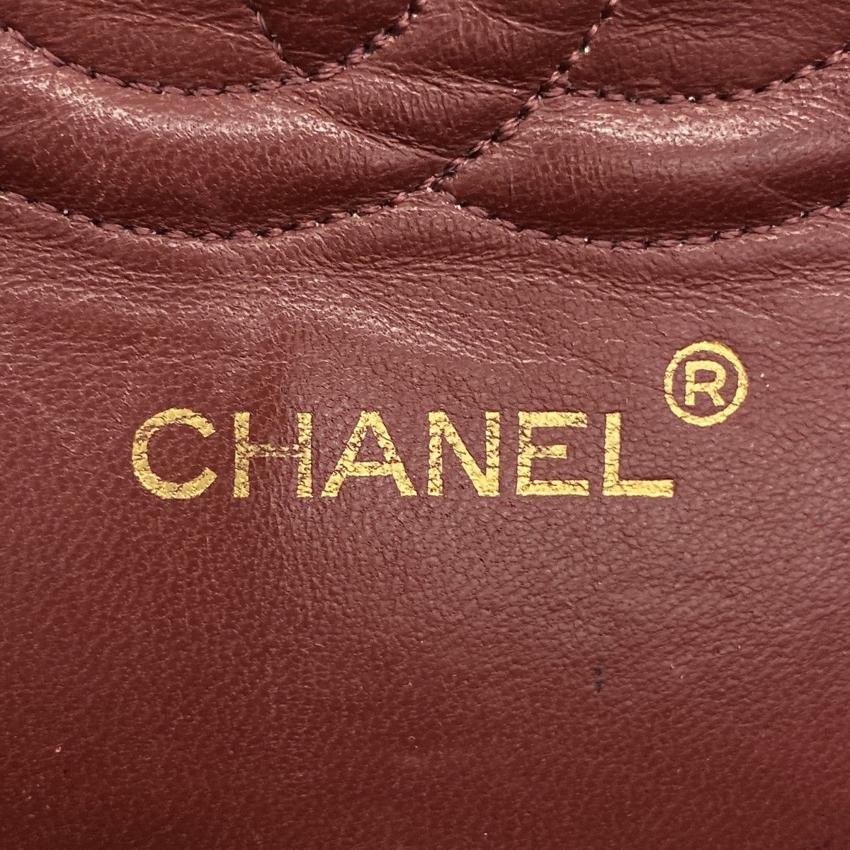 Chanel Shoulder Bag Quilted Lambskin Black Gold — view 5