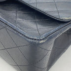 Chanel Shoulder Bag Quilted Lambskin Black Gold — view 6