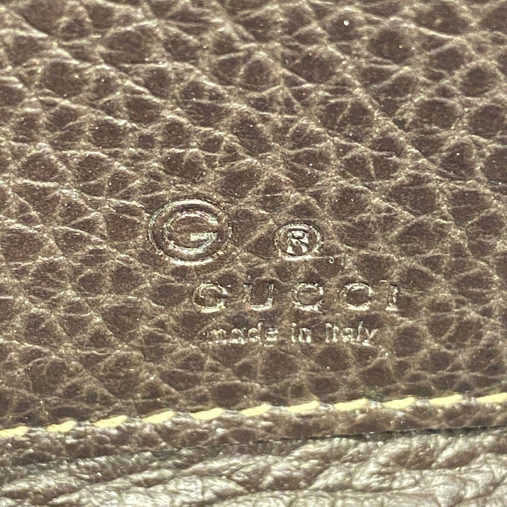 Gucci Wallet GG Canvas Brown Gold — view 4