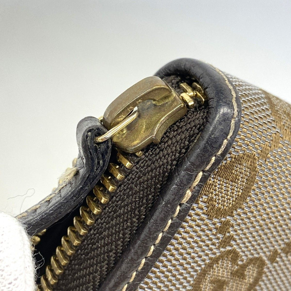 Gucci Wallet GG Canvas Brown Gold — view 6