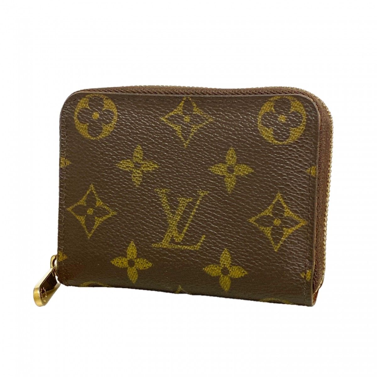 Louis Vuitton Coin Case Monogram Zippy Purse Brown