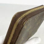Louis Vuitton Coin Case Monogram Zippy Purse Brown — view 5
