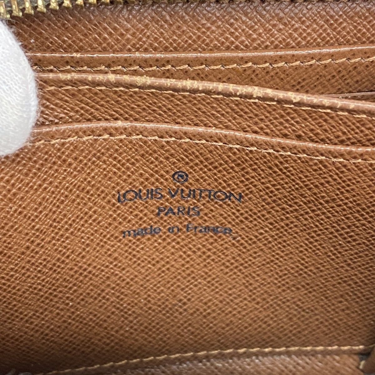 Louis Vuitton Coin Case Monogram Zippy Purse Brown — view 4