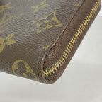 Louis Vuitton Coin Case Monogram Zippy Purse Brown — view 6