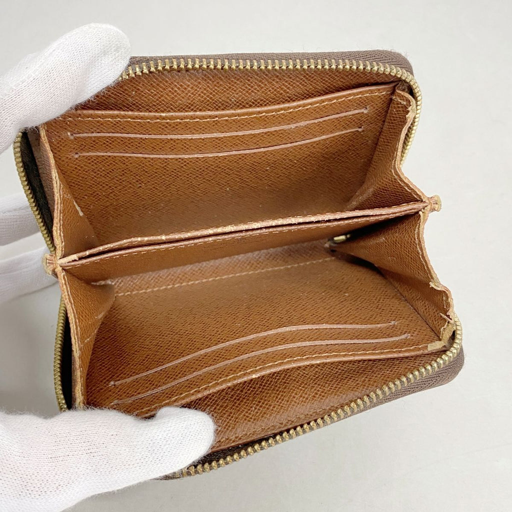 Louis Vuitton Coin Case Monogram Zippy Purse Brown — view 3