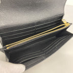 Louis Vuitton Wallet Monogram Empreinte Bicolor Portefeuille Sarah Black Beige — view 3