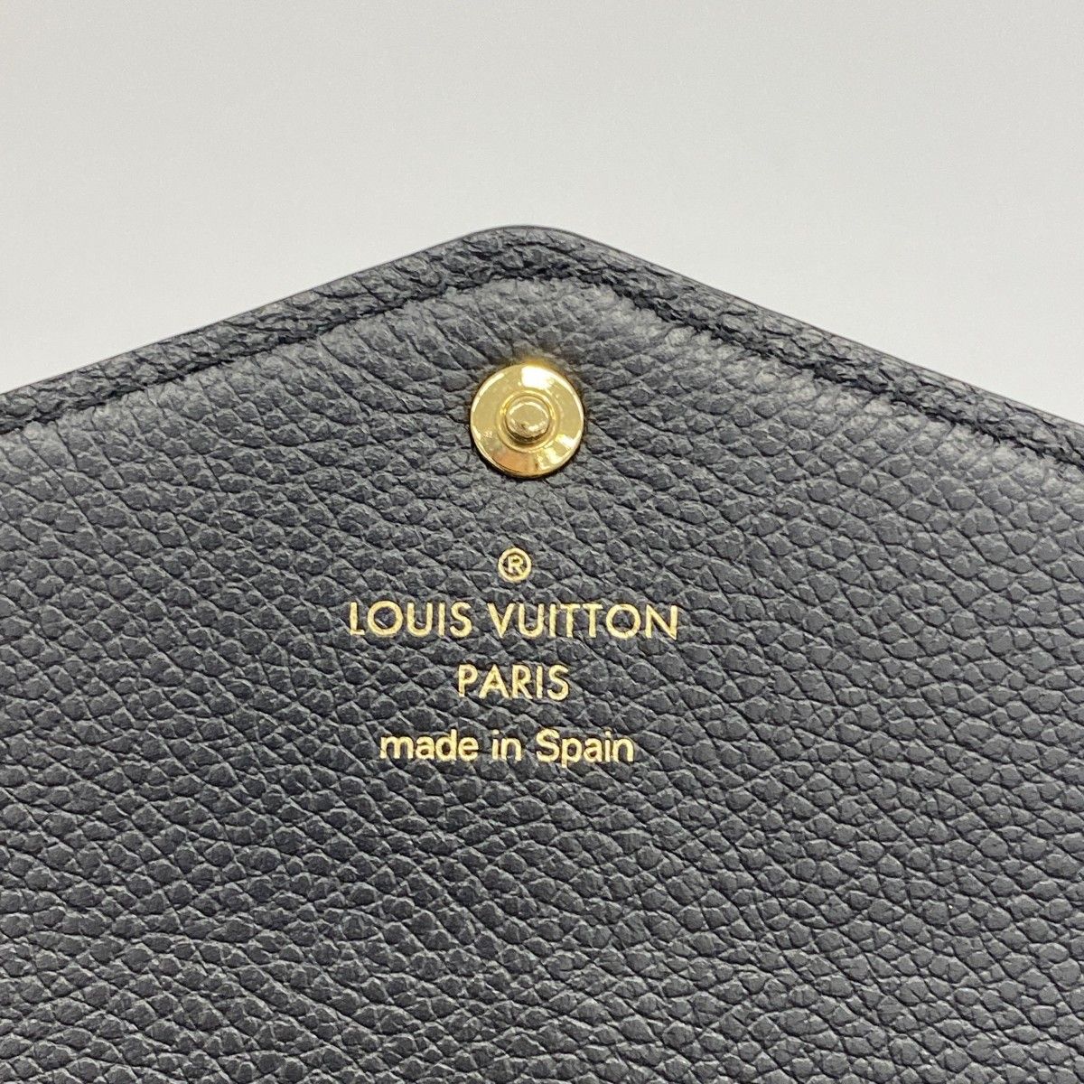 Louis Vuitton Wallet Monogram Empreinte Bicolor Portefeuille Sarah Black Beige — view 4