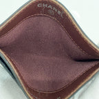 Chanel Card Case Quilted Lambskin Black Silver — view 3