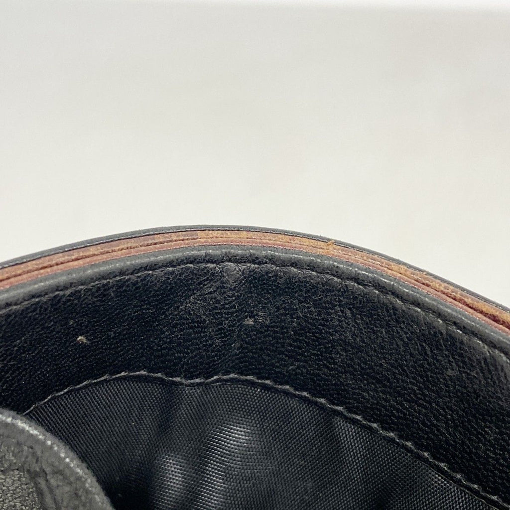 Chanel Card Case Quilted Lambskin Black Silver — view 5