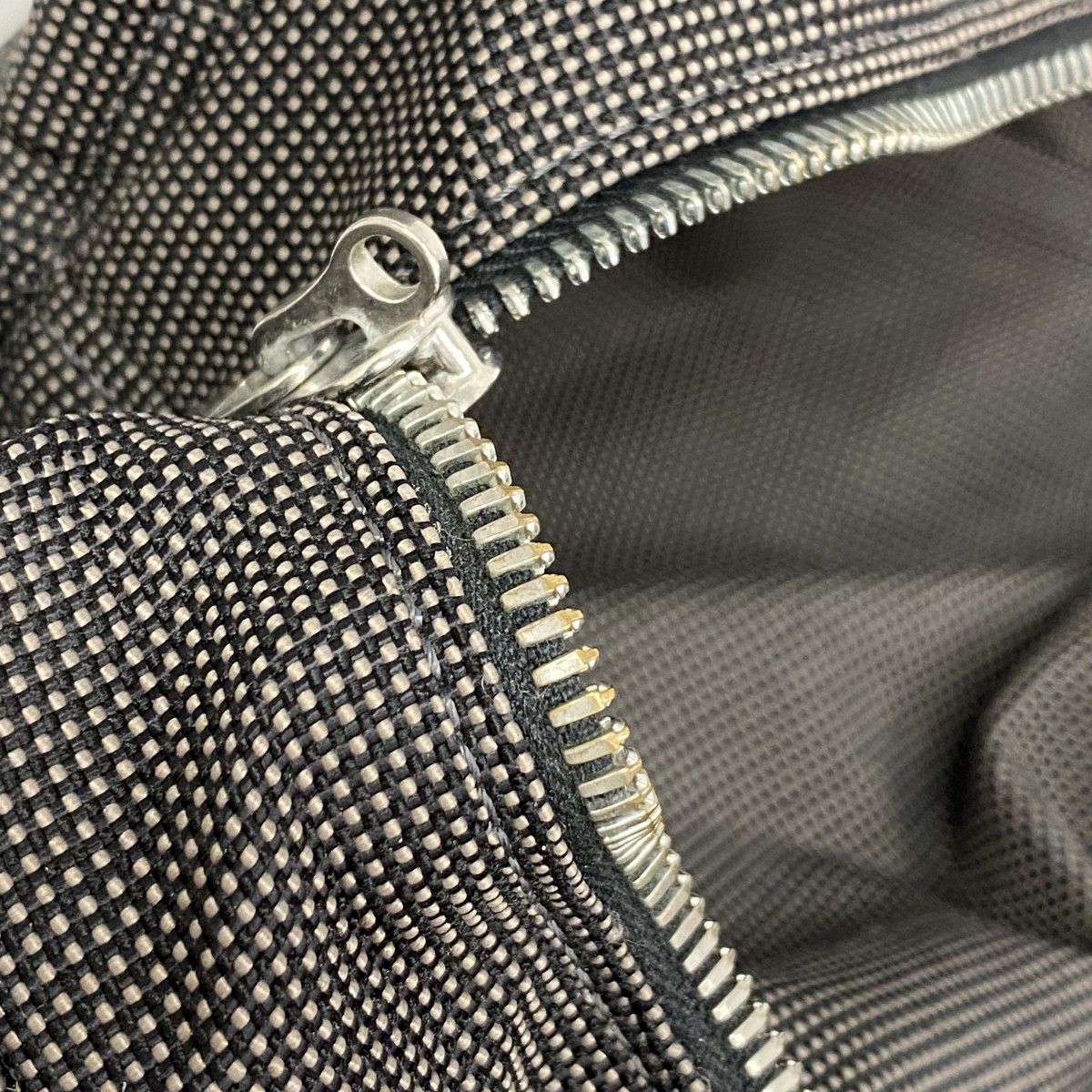 Hermes Tote Her Line Canvas Gray Silver — view 9