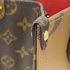 Louis Vuitton Handbag Monogram Giant Reverse On The Go PM Brown 2-Way — view 7