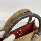 Louis Vuitton Handbag Monogram Giant Reverse On The Go PM Brown 2-Way — view 9