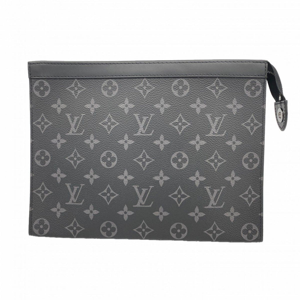 Louis Vuitton Clutch Monogram Eclipse Pochette Voyage Black
