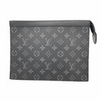 Louis Vuitton Clutch Monogram Eclipse Pochette Voyage Black