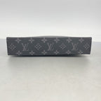 Louis Vuitton Clutch Monogram Eclipse Pochette Voyage Black — view 3