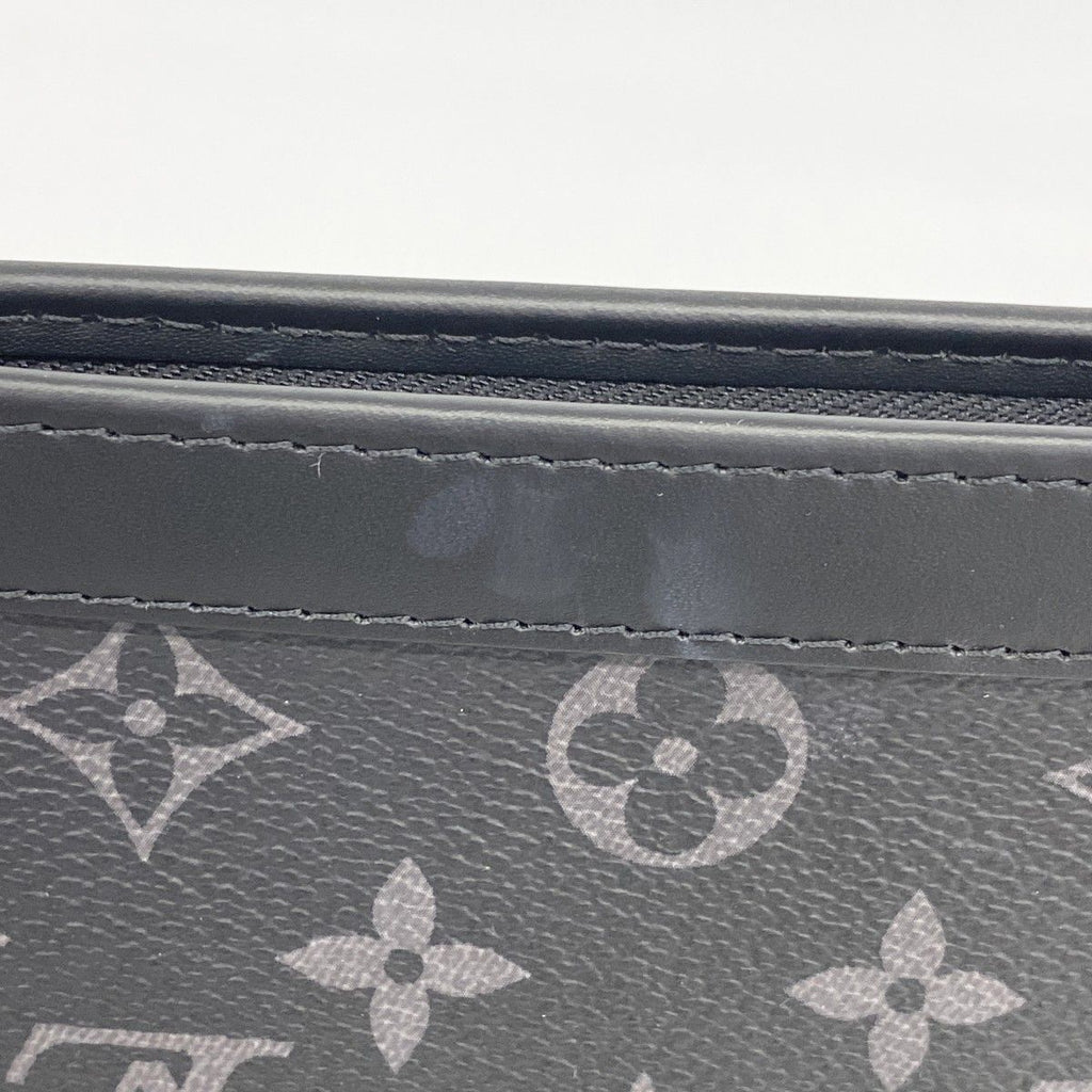 Louis Vuitton Clutch Monogram Eclipse Pochette Voyage Black — view 6