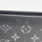 Louis Vuitton Clutch Monogram Eclipse Pochette Voyage Black — view 6