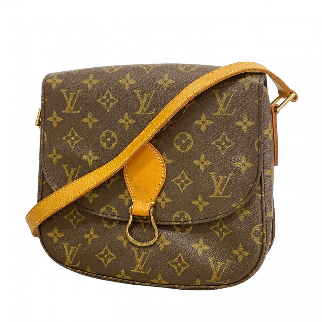 Louis Vuitton Shoulder Bag Monogram Saint Cloud GM Brown