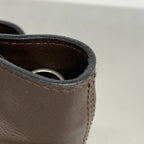 Hermes Handbag Caravan Horizontal Leather Brown Silver 2-Way — view 7