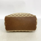 Gucci Tote GG Canvas Brown Silver — view 3