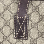 Gucci Tote GG Supreme Brown Silver — view 9