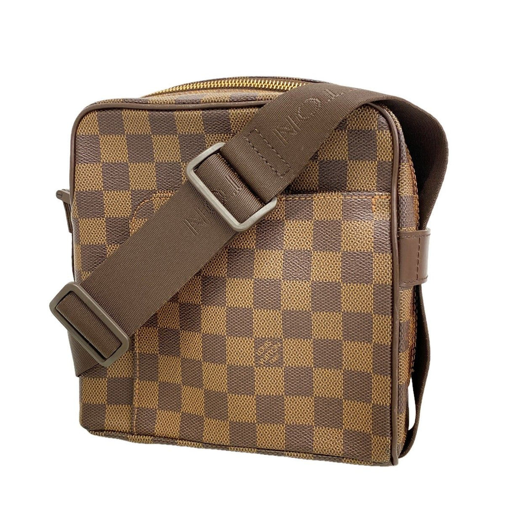 Louis Vuitton Shoulder Bag Damier Olaf PM Ebene