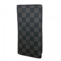 Louis Vuitton Wallet Damier Graphite Portefeuille Brazza Black