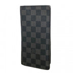 Louis Vuitton Wallet Damier Graphite Portefeuille Brazza Black