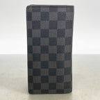 Louis Vuitton Wallet Damier Graphite Portefeuille Brazza Black — view 7