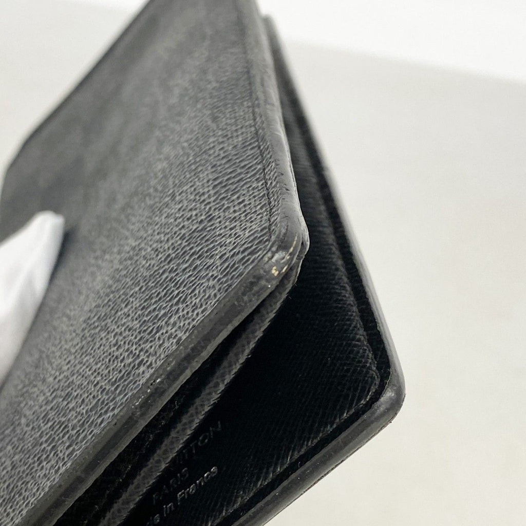 Louis Vuitton Wallet Damier Graphite Portefeuille Brazza Black — view 6