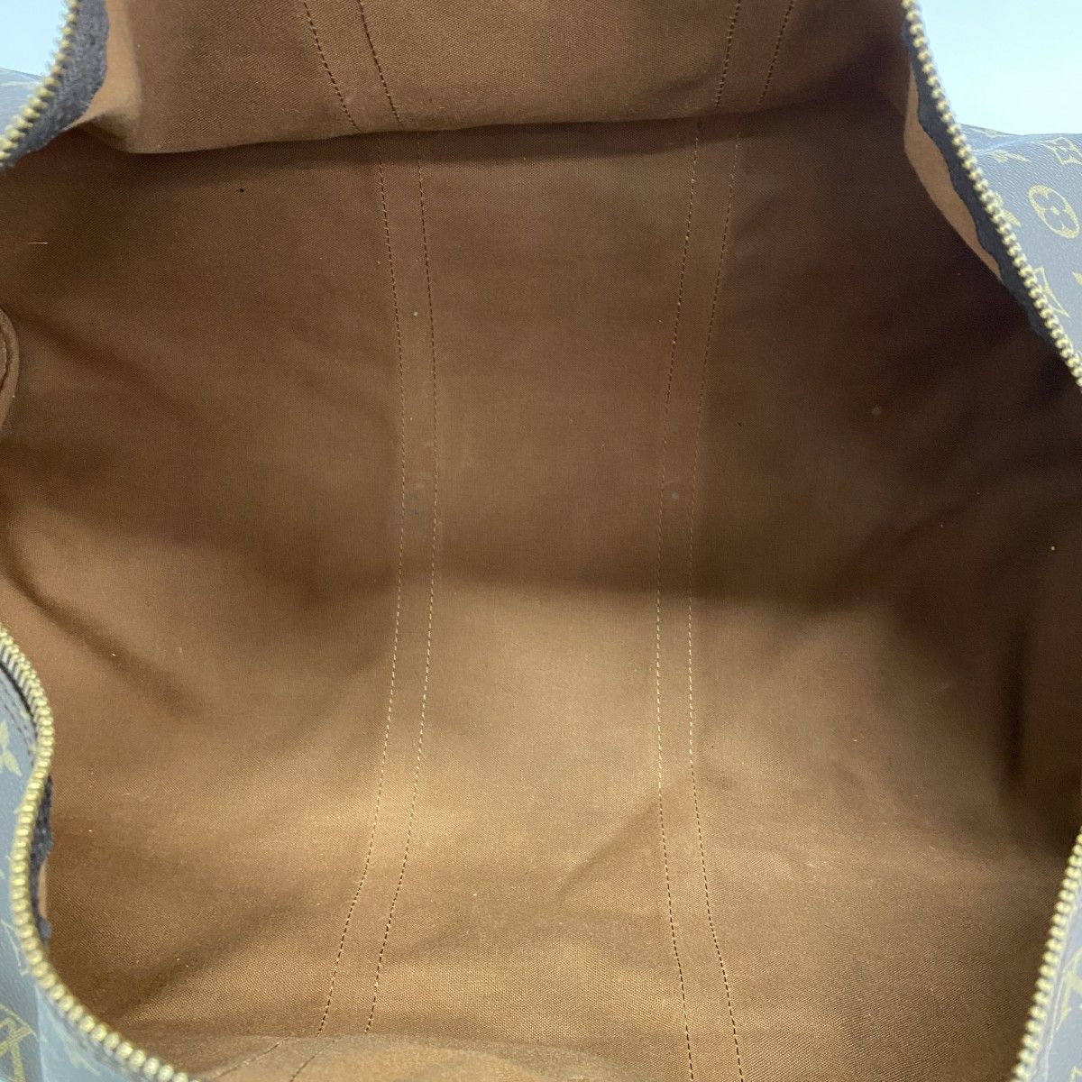 Louis Vuitton Boston Bag Monogram Keepall Bandouliere 55 Brown — view 4
