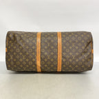 Louis Vuitton Boston Bag Monogram Keepall Bandouliere 55 Brown — view 3
