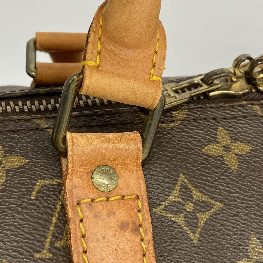 Louis Vuitton Boston Bag Monogram Keepall Bandouliere 55 Brown — view 9