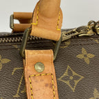 Louis Vuitton Boston Bag Monogram Keepall Bandouliere 55 Brown — view 9