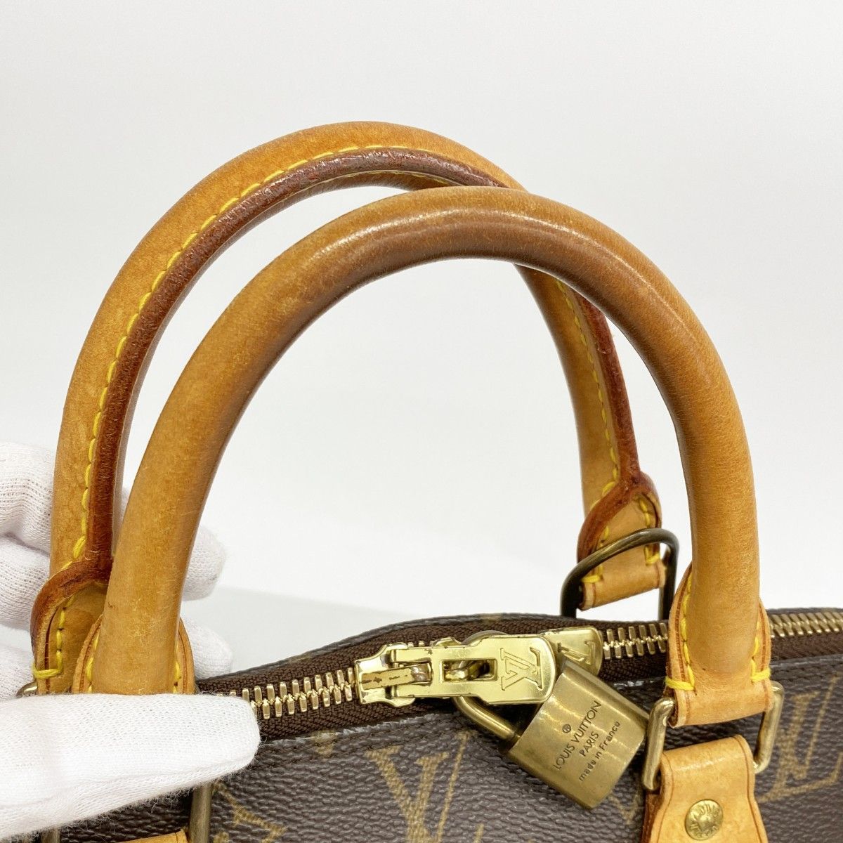 Louis Vuitton Handbag Monogram Alma Brown — view 9