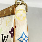 Louis Vuitton Pouch Monogram Multicolor Pochette Blanc — view 7