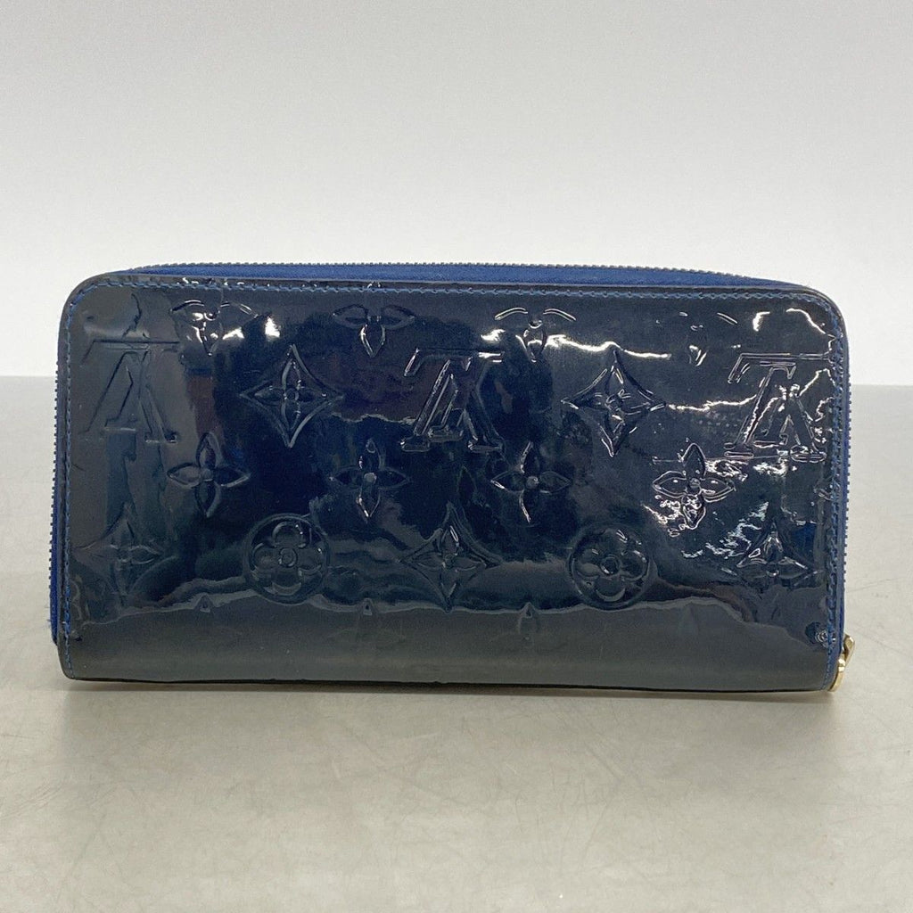Louis Vuitton Wallet Vernis Zippy Grand Blue — view 9