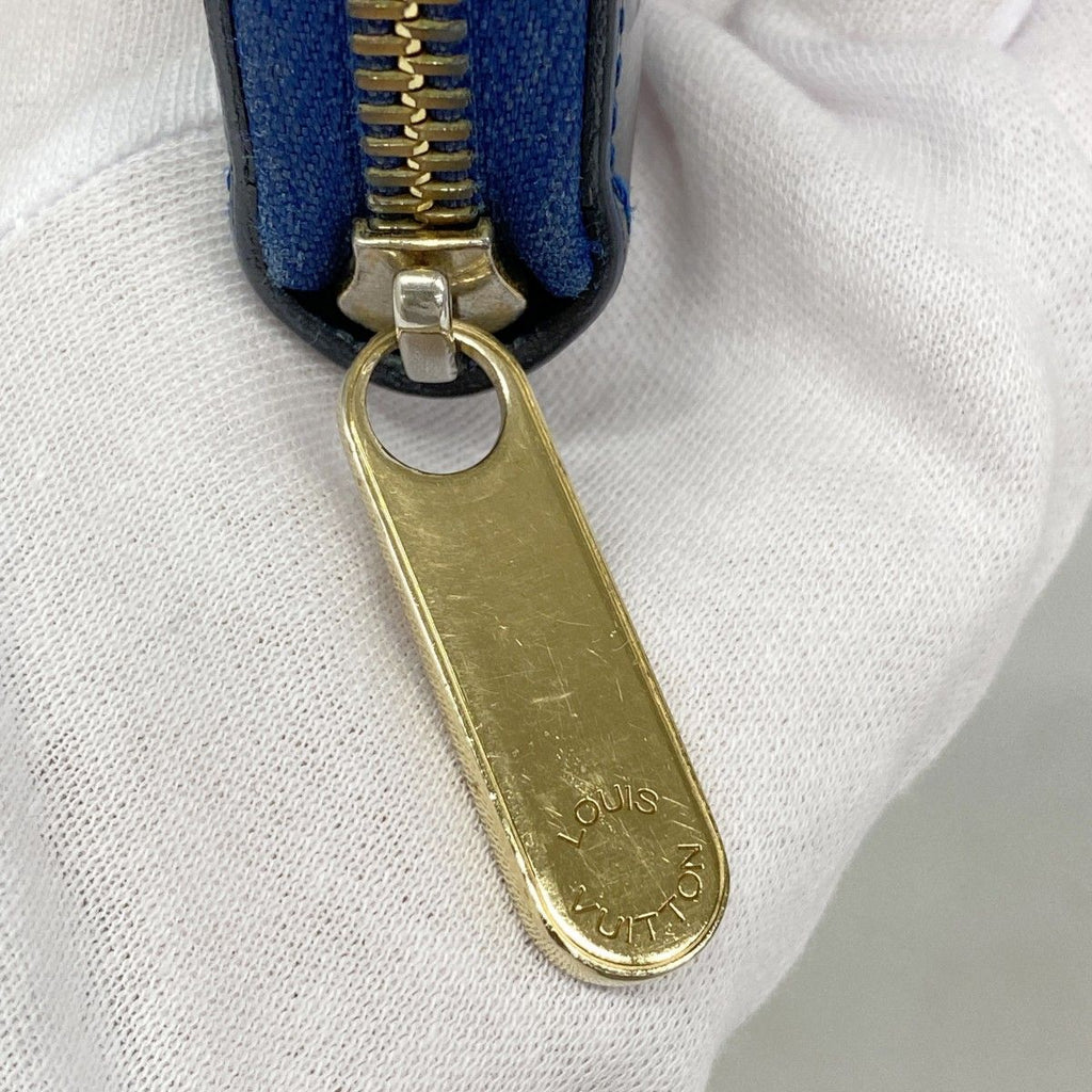 Louis Vuitton Wallet Vernis Zippy Grand Blue — view 8