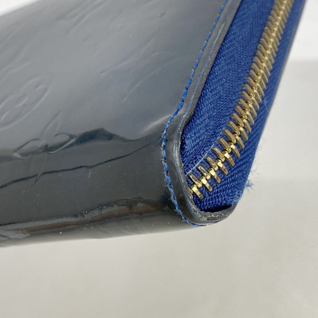 Louis Vuitton Wallet Vernis Zippy Grand Blue — view 5