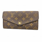 Louis Vuitton Wallet Monogram Portefeuille Sarah Brown Coquelicot