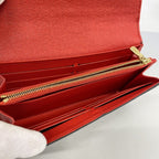 Louis Vuitton Wallet Monogram Portefeuille Sarah Brown Coquelicot — view 3