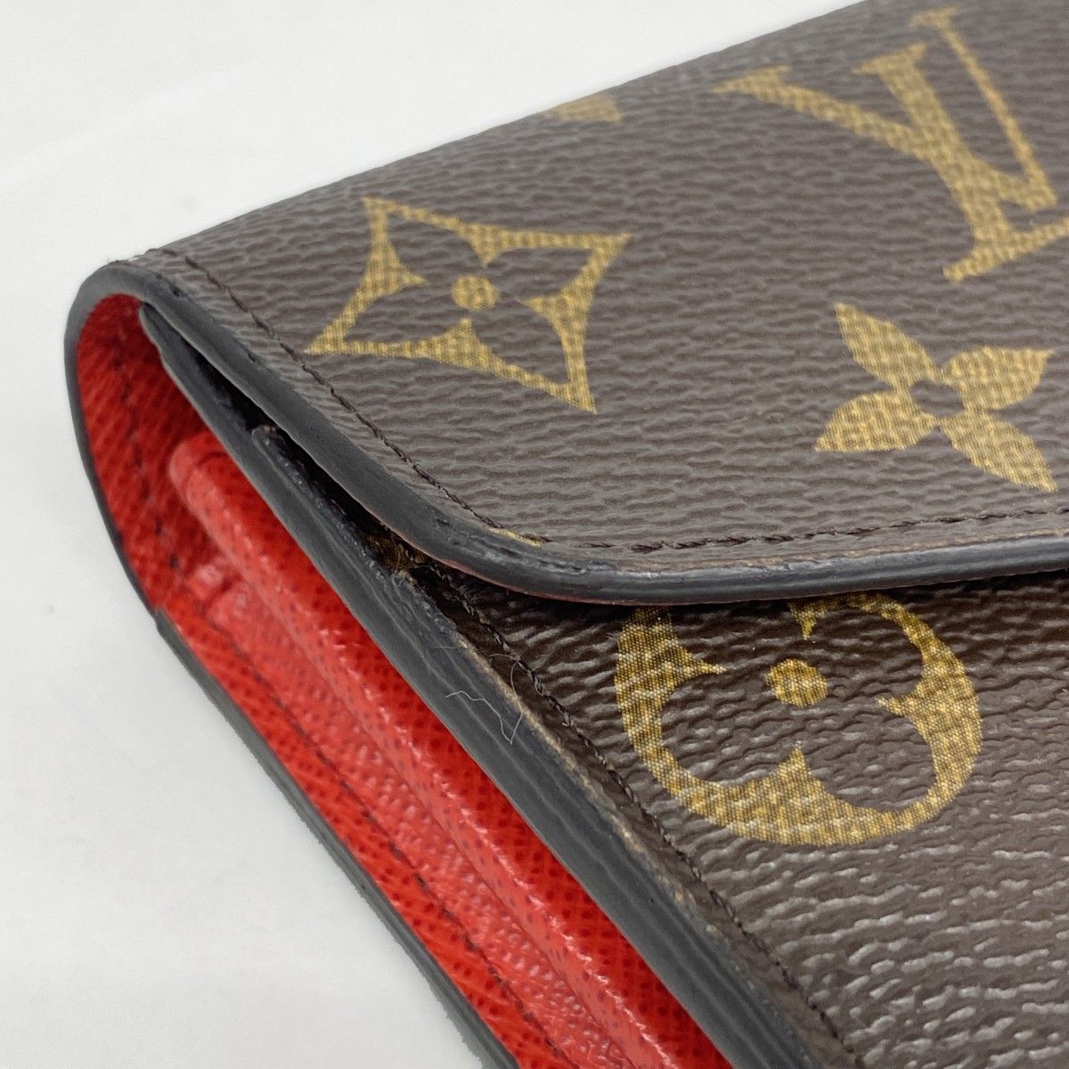 Louis Vuitton Wallet Monogram Portefeuille Sarah Brown Coquelicot — view 6